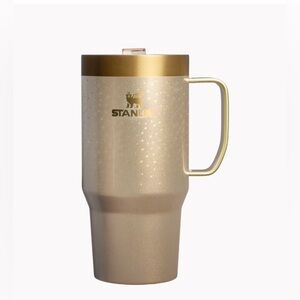Stanley 24 oz Prosecco Shimmer Gold Holiday Tumbler 24oz New